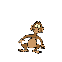 monkey jumping animated gif.