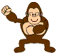 Kink Kong monkey animated gif.